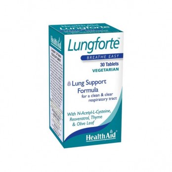 Health Aid Lungforte 30 tabs | Συμπλήρωμα Διατροφής για την Υγεία Αναπνευστικού & Ανοσοποιητικού Συστήματος