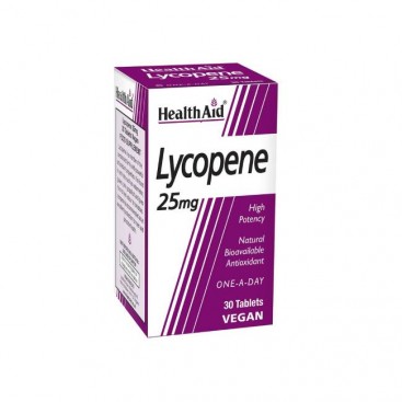 Health Aid Lycopene 25mg 30tabs | Συμπλήρωμα Διατροφής με Λυκοπένιο