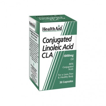 Health Aid Conjugated Linoleic Acid Cla 30caps | Συμπλήρωμα Διατροφής με Συζευγμένο Λινολεϊκό Οξύ για Καύση Λίπους & Αύξηση Μυϊκής Μάζας με Αντιοξειδωτικές Ιδιότητες