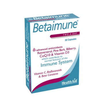 Health Aid Betaimune 30caps | Συμπλήρωμα Διατροφής για Ενίσχυση & Προστασία του Ανοσοποιητικού Συστήματος