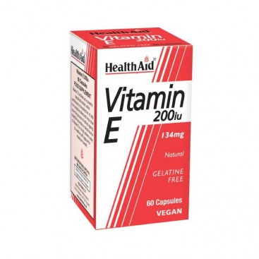 Health Aid Vitamin E 200iu 60caps | Βιταμίνη Ε ενεργό Αντιοξειδωτικό