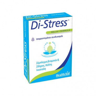 Health Aid Di-Stress 30tabs | Συμπλήρωμα Διατροφής για το Άγχος