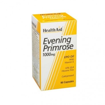 Health Aid Evening Primrose Oil 1000mg 90caps | Συμπλήρωμα Διατροφής με Έλαιο Νυχτολούλουδου