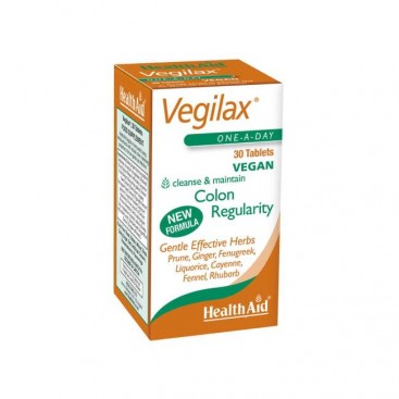 Health Aid Vegilax 30tabs | Συμπλήρωμα Διατροφής για την Υγεία του Εντερικού Συστήματος