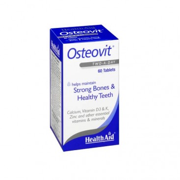 Health Aid Osteovit, 60tabs | Συμπλήρωμα Διατροφής με Βιταμίνες & Μέταλλα για Δυνατά Οστά & Υγιή Δόντια