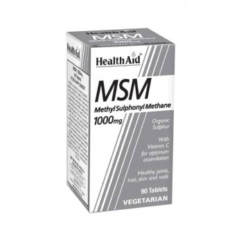 Health Aid MSM methane 90vegtabs | Συμπλήρωμα Διατροφής με Οργανικό Θείο