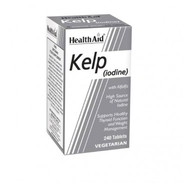 Health Aid Kelp (iodine) 240tabs |  Συμπλήρωμα Διατροφής με Οργανικό Ιώδιο