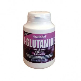 Health Aid L-Glutamine 500mg  60tabs | Συμπλήρωμα Διατροφής με Γλουταμίνη