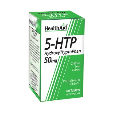 Health Aid 5-HTP 50mg 60tabs |  Συμπλήρωμα Διατροφής για τη Ρύθμιση της Σεροτονίνης 