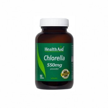 Health Aid Chlorella 550mg 60tabs | Συμπλήρωμα Διατροφής για την Διατήρηση της Καλής Υγείας του Πεπτικού Συστήματος