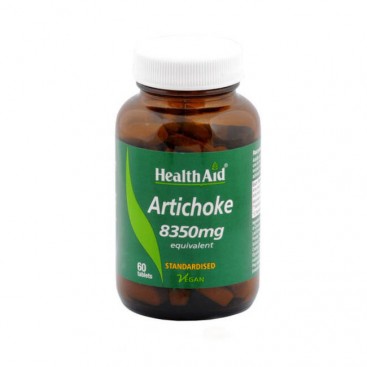 Health Aid Artichoke 8350mg 60tabs |  Συμπλήρωμα Διατροφής με Εκχύλισμα Αγκινάρας για Υγιές Πεπτικό 