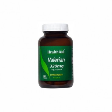 Health Aid Valerian Extract 320mg 60tabs| Συμπλήρωμα Διατροφής με Βαλεριάνα