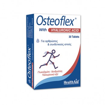 Health Aid Osteoflex Hyaluronic 30tabs | Συμπλήρωμα Διατροφής με  Γλυκοσαμίνη, Χονδροϊτίνη Υαλουρονικό οξύ 