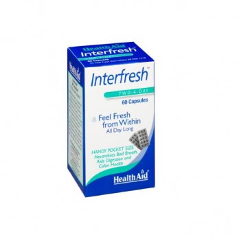 Health Aid Interfresh 60caps | Συμπλήρωμα Διατροφής για Δροσερή Αναπνοή 