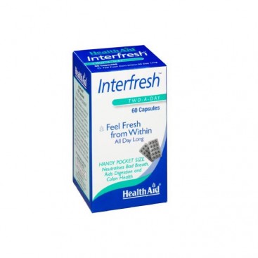 Health Aid Interfresh 60caps | Συμπλήρωμα Διατροφής για Δροσερή Αναπνοή 