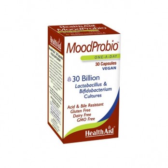 Health Aid MoodProbio 30caps | Προβιοτικά Στελέχη Για Εγκεφαλική & Εντερική Λειτουργία