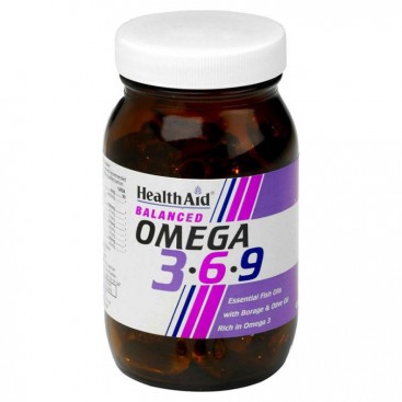 Health Aid Omega 3-6-9 (1155mg) 90caps |Συμπλήρωμα Διατροφής Με Ωμέγα Λιπαρά Omega 3-6-9 