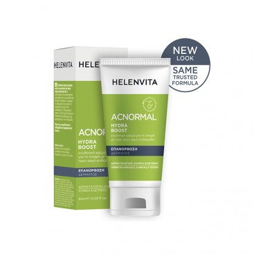 Helenvita ACNormal Hydra Boost Cream 60ml |  Ενυδατική Κρέμα Προσώπου Ελαφριάς Υφής για Λιπαρό Δέρμα με Ακμή