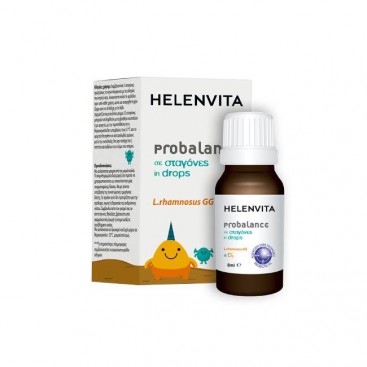 Helenvita Probalance for Babies and Kids 8ml |  Συμπλήρωμα Διατροφής με Προβιοτικά και Βιταμίνη D3 για Βρέφη & Παιδιά σε Σταγόνες