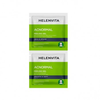 Helenvita ACNormal Peeling Gel 2x8ml | Gel Απολέπισης  για λιπαρής, με Τάση προς Ακμή Επιδερμίδα