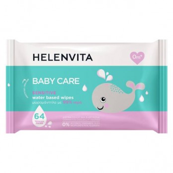 Helenvita Baby Care Sensitive Wipes 64 pcs | Μωρομάντηλα