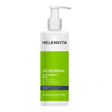 Helenvita ACNormal Cleansing Gel 400ml | Τζελ Καθαρισμού για Ακνεϊκή Επιδερμίδα 