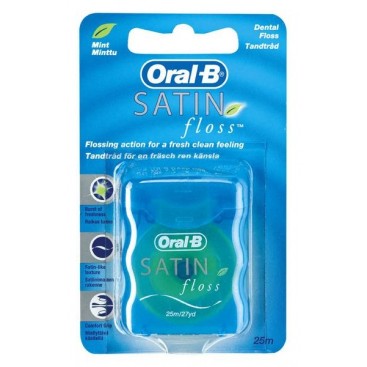 Oral-B Satin floss 25m | Οδοντικό Νήμα με Γεύση Μέντας