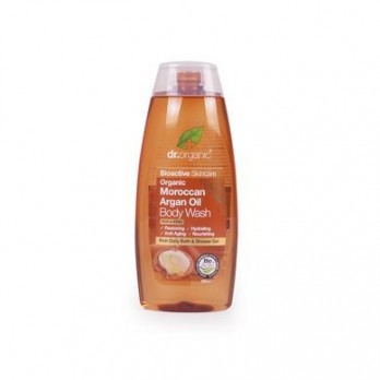 Dr.Organic Moroccan Argan Oil Body Wash Αφρόλουτρο με Βιολογικό Έλαιο Αργκάν 250ml