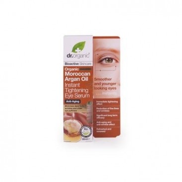 Dr.Organic Moroccan Argan Oil Instant Tightening Eye Serum Σέρουμ Ματιών με Βιολογικό Έλαιο Αργκάν 30ml