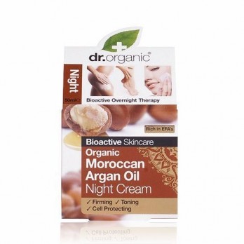 Dr.Organic Moroccan Argan Oil Night Cream Κρέμα Νύχτας με έλαιο Αργκάν 50ml