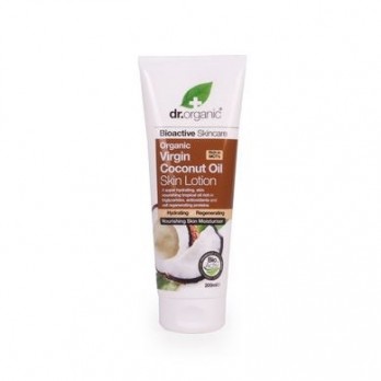 Dr.Organic Virgin Coconut Oil Skin Lotion Γαλάκτωμα Σώματος με Βιολογικό Έλαιο Καρύδας 200ml