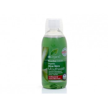 Dr.Organic Aloe Vera Mouthwash 500ml Στοματικό Διάλυμα με Αλόη Βέρα