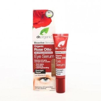 Dr.Organic Rose Otto Eye Serum 15ml Αντιγηραντικός Ορός Ματιών Τριαντάφυλλο