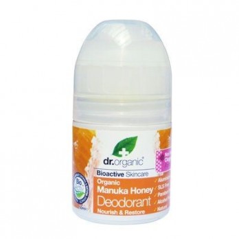 Dr.Organic Manuka Honey Deodorant Αποσμητικό με Βιολογικό Μέλι Μανούκα 50ml