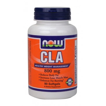 Now Foods CLA 800 mg , 90 softgels | Συμπλήρωμα Διατροφής για την Καύση του Λίπους