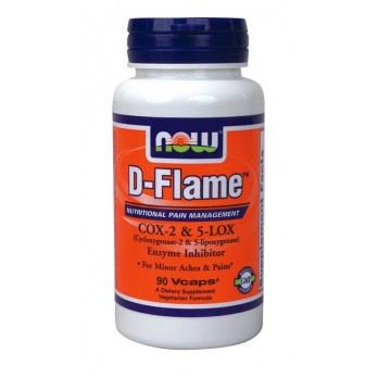 Now Foods D-Flame 90 Vcaps | Συμπλήρωμα Διατροφής, Συνδυασμός Βοτάνων για την Υποστήριξη της Άμυνας του Οργανισμού