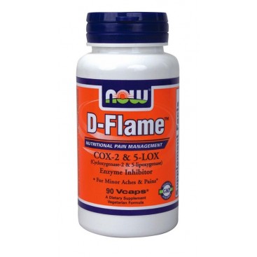 Now Foods D-Flame 90 Vcaps | Συμπλήρωμα Διατροφής, Συνδυασμός Βοτάνων για την Υποστήριξη της Άμυνας του Οργανισμού