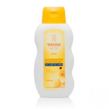 Weleda Baby Bath Calendula 200ml | Κρεμώδες Βοτανόλουτρο Καλέντουλας για Βρέφη & Παιδιά