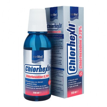 Intermed Chlorhexil 0.20%  250 ml | Στοματικό Διάλυμα κατά της Μικροβιακής Πλάκας 