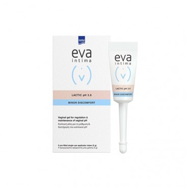 Intermed Eva Intima Lactic Gel pH 3.8, 9τμχ x 5gr | Κολπική Γέλη για τη Ρύθμιση & Διατήρηση του Κολπικού pH