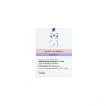 Intermed Eva Intima Biolact 20caps |Προβιοτικά για την Εντερική & Κολπική Χλωρίδα 