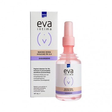 Intermed Eva Intima Douche Baking Soda pH9.0, 147ml | Κολπική Πλύση μιας Χρήσης με Σόδα