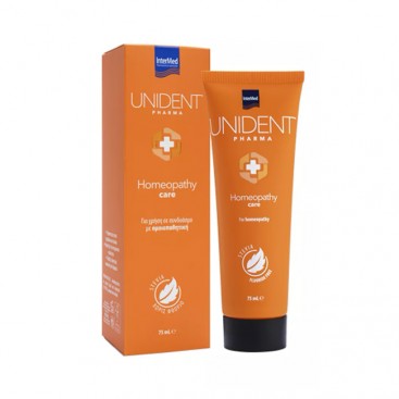 Intermed Unident Pharma Homeopathy Care Toothpaste 75ml | Οδοντόκρεμα για Χρήση σε Συνδυασμό με Ομοιοπαθητική