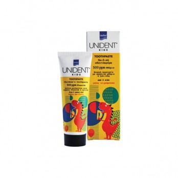 Intermed Unident Kids Toothpaste 500 ppm 50ml | Φθοριούχος Οδοντόκρεμα για την Φροντίδα των Παιδικών Δοντιών