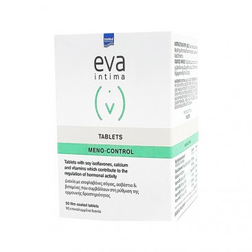 Intermed Eva Intima Tablets Meno-Control 90tabs | Καθημερινό Συμπλήρωμα Διατροφής για τις Ανάγκες της Περι-εμμηνοπαυσιακής Περιόδου