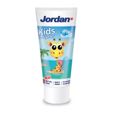 Jordan Kids Toothpaste 0-5 years 50ml | Οδοντόκρεμα για Νεογιλά Δόντια για Ηλικίες από 0-5 Ετών 