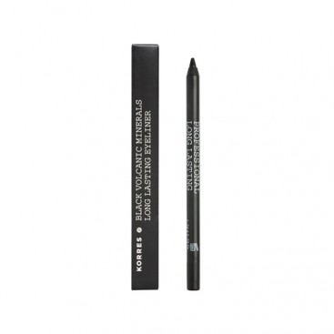 Korres Professional Black Volcanic Minerals Kohl Eyeliner 1.14g | Μολύβι Μαύρο Ματιών με Μαλακή Υφή για το Εσωτερικό των Ματιών 