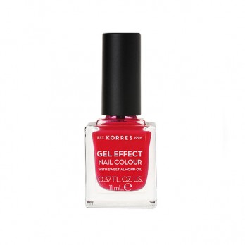 Korres Gel Effect Nail Colour 19 WaterMelon 11ml | Βερνίκι Νυχιών Απόλυτης Λάμψης & Διάρκειας