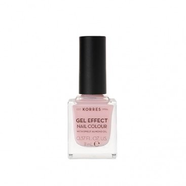 Korres Gel Effect Nail Colour 05 Candy Pink 11ml | Βερνίκι Νυχιών Απόλυτης Λάμψης & Διάρκειας