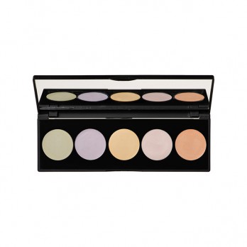 Korres Colour Correcting Palette Activated Charcoal Multi-Purpose 5.5g | Παλέτα Διόρθωσης Χρώματος σε 5 Aποχρώσεις